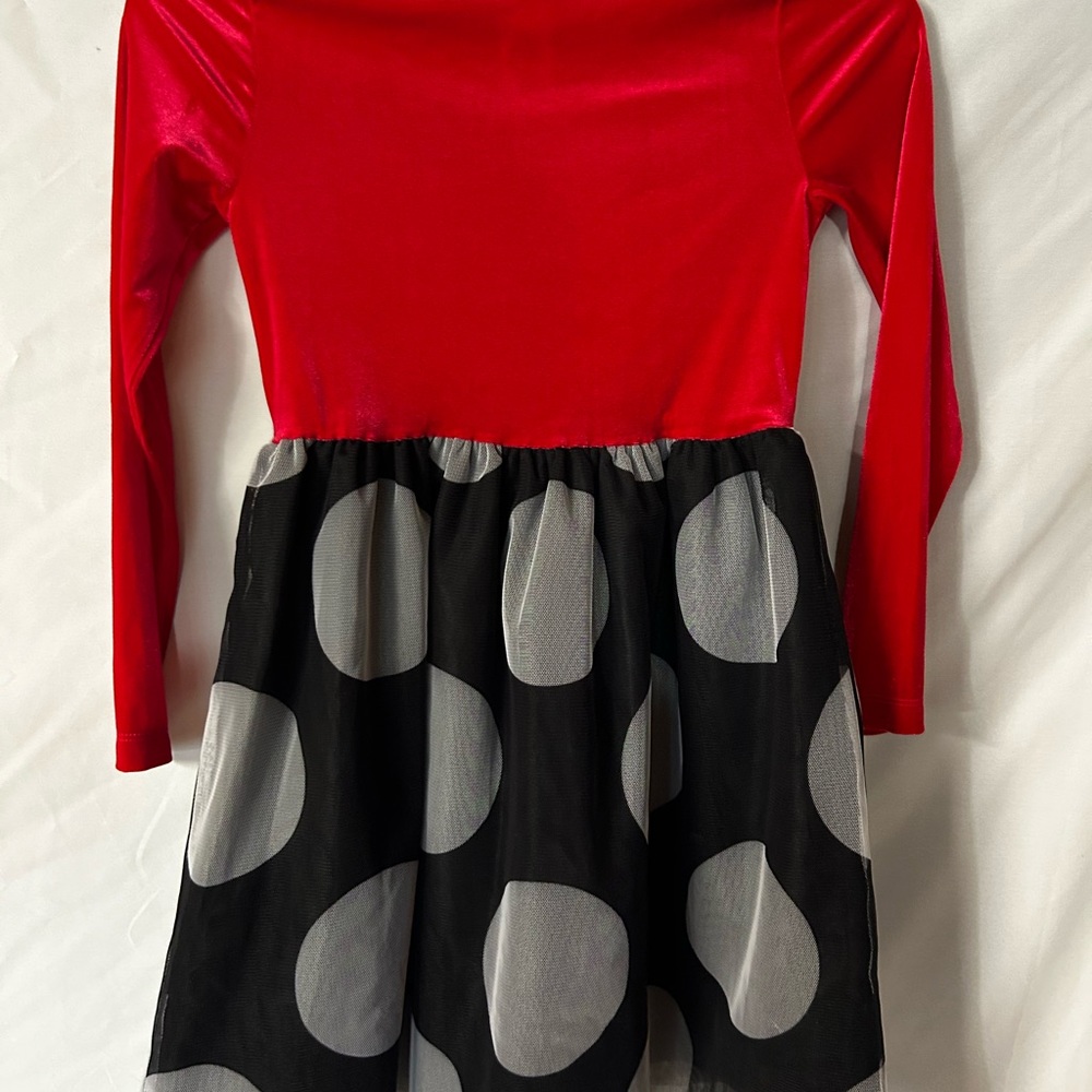 NWOT Disney Red & Black  Tutu Dress - 6X - Perfect for the Holiday Season - Picture 5 of 6